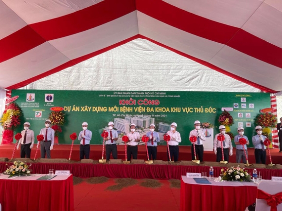1 Khoi Cong Xay Moi Benh Vien Da Khoa Khu Vuc Thu Duc