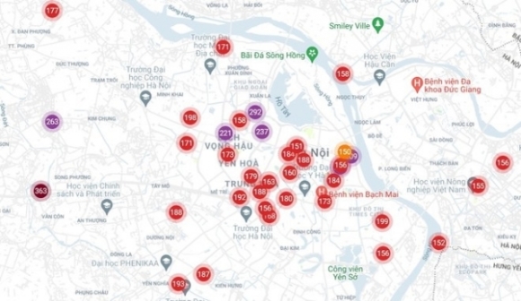 1 Ha Noi Dac Quanh Suong Mu Va Bui Ban O Nhiem Khong Khi Cham Nguong Bao Dong