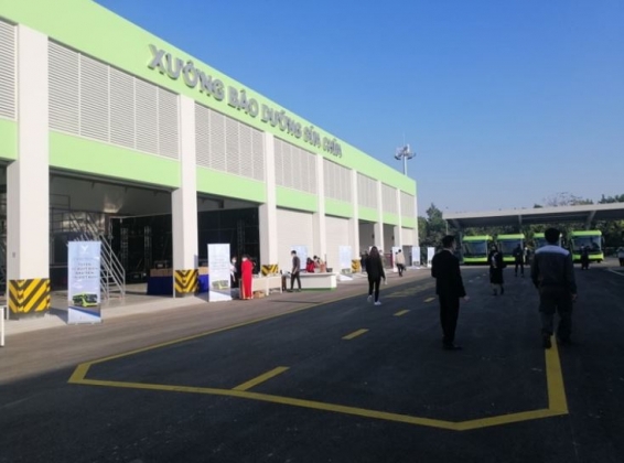 3 Xe Buyt Dien Vinbus Bat Dau Hoat Dong O Ha Noi