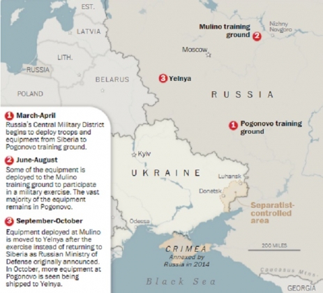 2 Loat Anh Ve Tinh Tiet Lo Quy Mo Tap Ket Quan Su Doc Bien Gioi Nga Ukraine