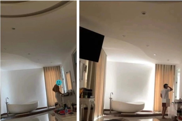 1 Lo Hinh Anh Nghi Dien Vien Tbs Bi Nguoi Tinh Chup Len Sau Khi May Mua Giua Bai To Be Boi Doi Tu Ram Ro