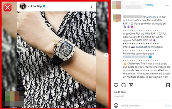 2 Sau Ngoc Trinh Vu Khac Tiep Cung Bi Mot Trang Nuoc Ngoai To Dung Hang Hieu Fake