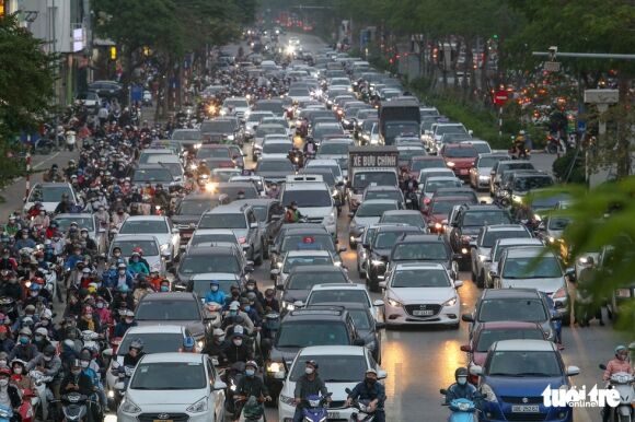 4 Ha Noi Chieu Toi 25 Tet Duong Noi Thanh Un Tac Ben Xe Thong Thoang