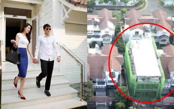 1 Xon Xao Hinh Anh Nha Dang Xay Cua Thuy Tien Mot Minh Mot Kieu Giua Khu Biet Thu Sang Trong