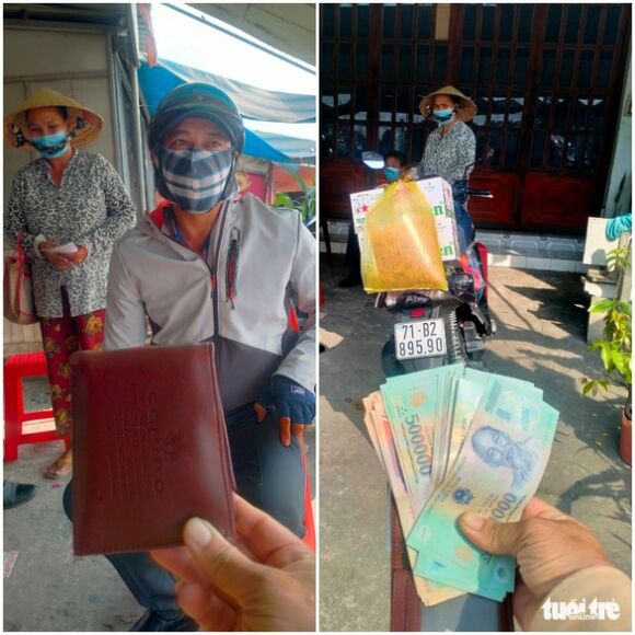 2 Nhat Duoc Hon 20 Trieu Can Bo Csgt Tim Nguoi Danh Roi De Tra Lai