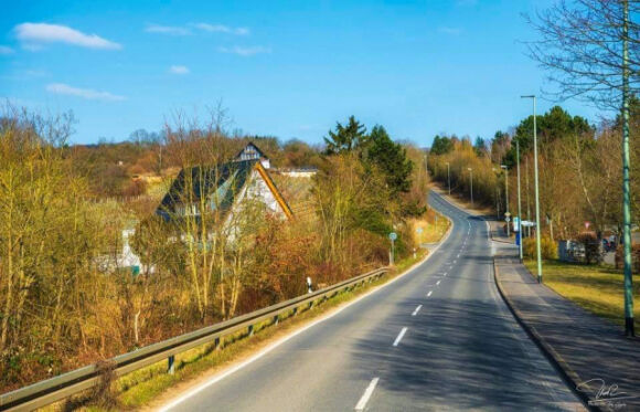 Những con đường ngoại ô Frankfurt – nước Đức