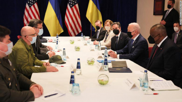1 Tong Thong My Biden Gap Truc Tiep 2 Bo Truong Ukraine Tai Ba Lan