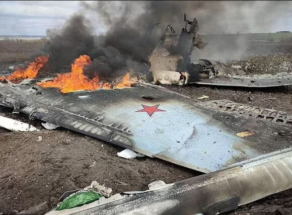 3 Ukraine Cong Bo Anh May Bay Chien Dau Su 35 Nga Bi Thieu Rui