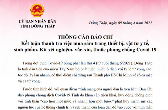 1 Dong Thap Thuc Hien 10 Goi Thau Voi Cong Ty Viet A Gia Hon 233 Ty