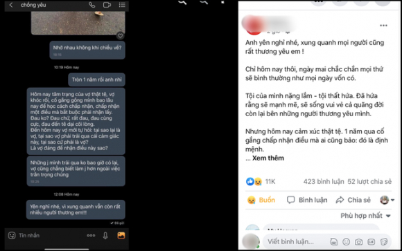 "Anh yên nghỉ nhé, xung quanh mọi người rất thương yêu em": Lời tâm sự của một cô vợ khiến tất cả rơi nước mắt