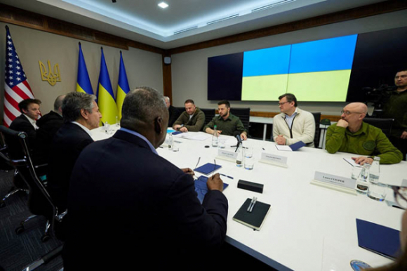 3 Tong Thong Zelensky Tiep Don Hai Bo Truong My Tai Kyiv