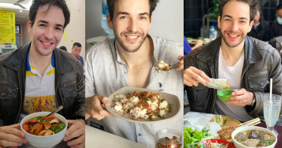 Chàng trai Pháp "ghiền" món tiết canh của người Việt