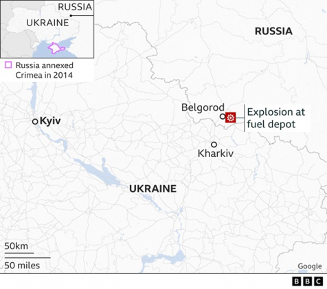 1 No Lon O Vung Belgorod Cua Lien Bang Nga Giap Gioi Voi Ukraine