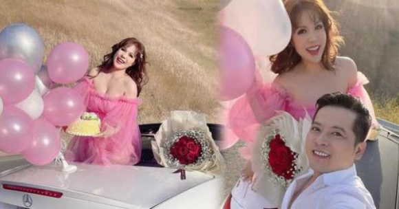 1 Hoang Anh To Chuc Tiec Sinh Nhat Lang Man Cho Tinh Tin Don Chi Co 2 Nguoi O Mot Noi Xa