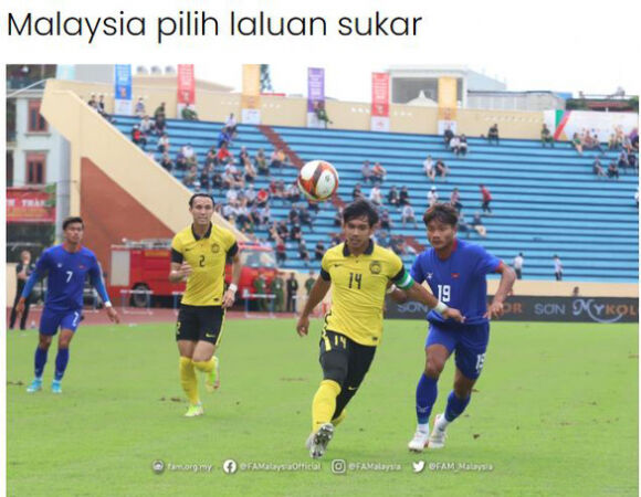 1 Bao Malaysia Tuc Toi Vi U23 Malaysia Roi Vao Cua Kho Khi Gap Viet Nam O Ban Ket