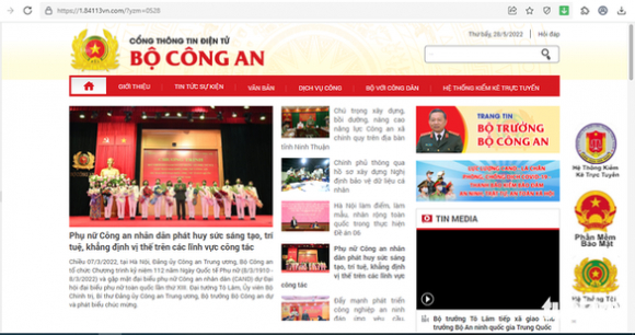 1 Canh Bao Lua Dao Doa Dan Voi Web Bo Cong An Cung Lenh Bat Tam Giam Nhu That