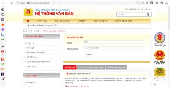 3 Canh Bao Lua Dao Doa Dan Voi Web Bo Cong An Cung Lenh Bat Tam Giam Nhu That