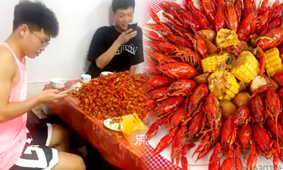 1 Khach An Buffet Het 40kg Tom Hum Dat Quan Lo Nang Chu Khoc Rong