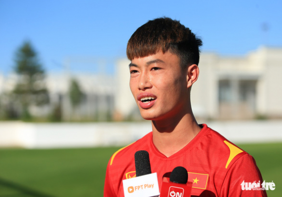 1 Tien Ve Van Truong Tam Ly U23 Viet Nam Thoai Mai Vao San La Chien Thoi