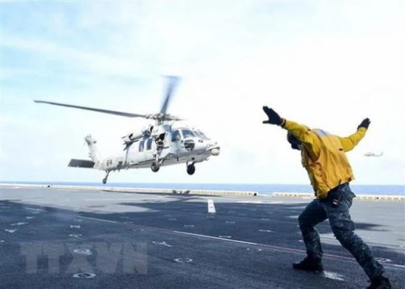 1 Han Quoc Va My Phong Thu Ten Lua Vao Cac Muc Tieu Khac Nhau