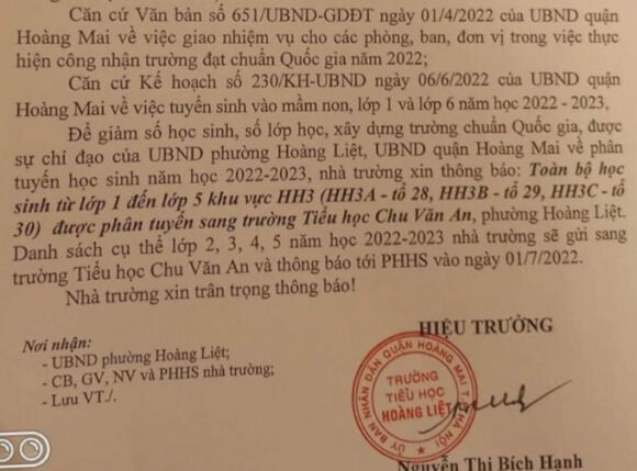 1 Ha Noi Hang Tram Hoc Sinh Bat Ngo Bi Chuyen Truong De Len Chuan Quoc Gia