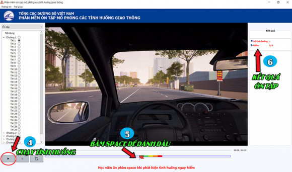 2 Sat Hach Lai O To Theo Mo Phong Tinh Huong Phan Mem Roi Danh Do Thi Sinh