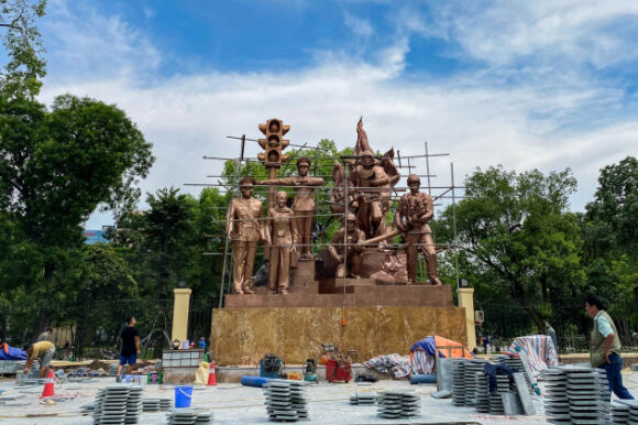 1 Can Canh Tuong Dai Csgt Va Pccc Bang Dong Tren Pho Ha Noi