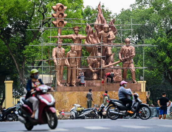 9 Can Canh Tuong Dai Csgt Va Pccc Bang Dong Tren Pho Ha Noi