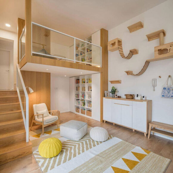 7 Nhung Y Tuong Thiet Ke Gac Lung Giup Can Nha Tro Nen Rong Hon