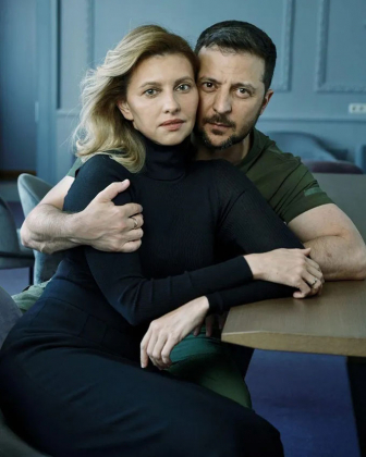 2 Bo Anh Vo Chong Tong Thong Ukraine Zelensky Tren Tap Chi Thoi Trang Gay Tranh Cai