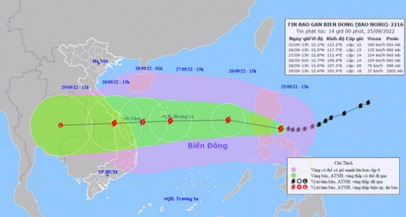 2 Tu Chieu Va Dem 27 9 Bao Noru Anh Huong Den Trung Bo Co Nhieu Du Bao Cap Do Bao