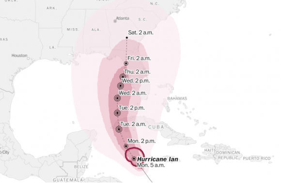 2 Bao Ian Can Quet Mien Tay Cuba