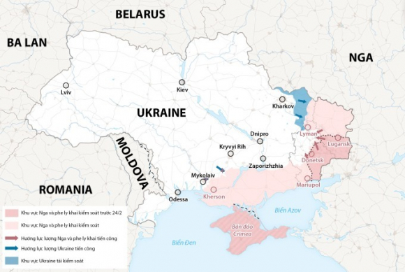 2 Quan Ukraine Tien Vao Thanh Pho Lyman Nga Tuyen Bo Rut Quan