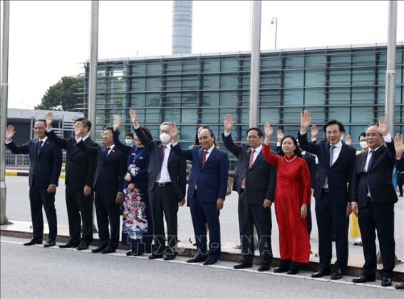 4 Tong Bi Thu Nguyen Phu Trong Len Duong Tham Chinh Thuc Trung Quoc