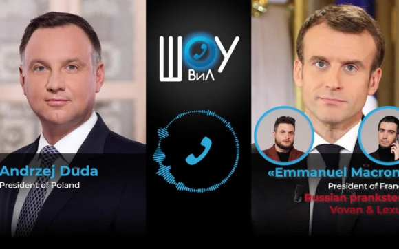 1 Co Nguoi Mao Danh Tong Thong Phap Noi Chuyen Voi Tong Thong Ba Lan Dem Ten Lua Bay Lac