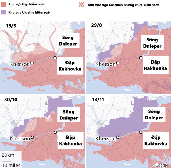 2 Nga Dung Phong Tuyen Bien Kherson Thanh Phao Dai Ngan Ukraine Phan Cong
