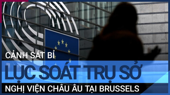 1 Canh Sat Bi Luc Soat Tru So Nghi Vien Chau Au Tai Brussels