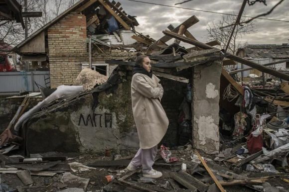 1 Thu Do Kiev Bi Tap Kich Bang Uav Trong Dem