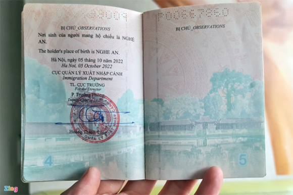 2 Bo Sung Thong Tin Noi Sinh Tren Ho Chieu Tu Ngay 11