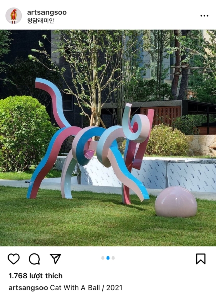 2 Da Nang Thao Do Linh Vat Meo Mo Phong Tac Pham Cua Nha Dieu Khac Han Quoc