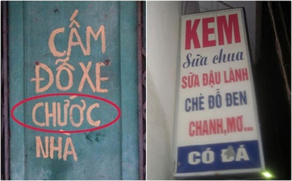 13 Anh Bien Quang Cao Sai Chinh Ta Khien Dan Mang Cuoi Lan Lon