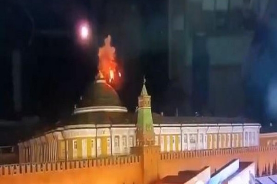 1 Khoanh Khac Dien Kremlin Bi Tan Cong Kiev Bac Cao Buoc Dinh Am Sat Ong Putin