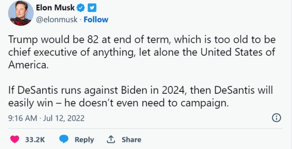 2 Ro Tin Thong Doc Desantis Xuat Hien Cung Ti Phu Musk Khi Tuyen Bo Tranh Cu Tong Thong