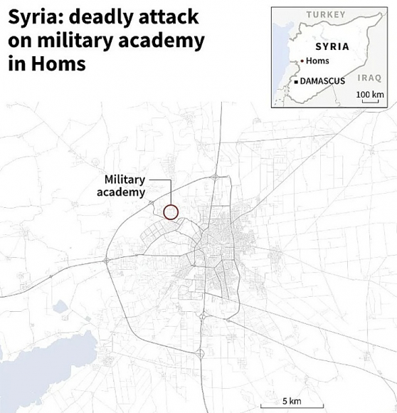 2 Hoc Vien Quan Su Syria Bi Tan Cong Hon 100 Nguoi Chet