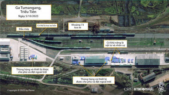 1 Tau Hoa Tap Nap Bien Gioi Nga Trieu Sau Chuyen Tham Cua Ong Kim Jong Un