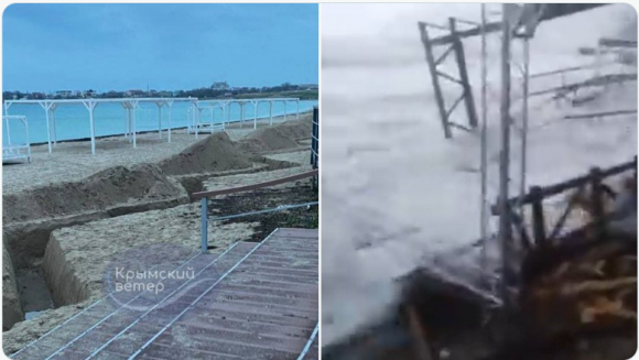 1 Ukraine Noi Sieu Bao Cuon Troi Phong Tuyen Bo Bien Cua Nga O Crimea