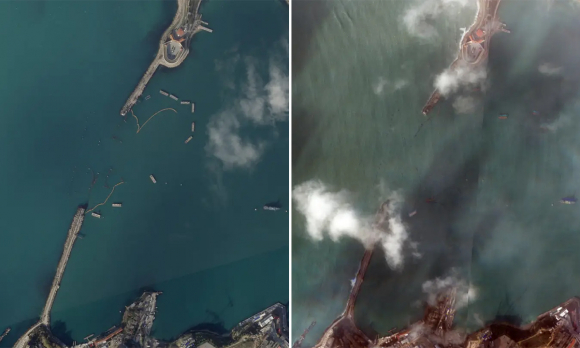 1 Tuyen Phong Thu Nga Tai Quan Cang Crimea Bi Bao Thoi Tung