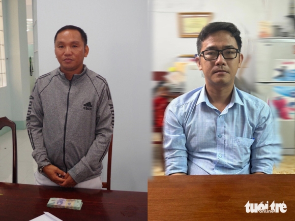 1 Bat Qua Tang Can Bo Thuoc So Tai Nguyen Va Moi Truong Nhan Hoi Lo