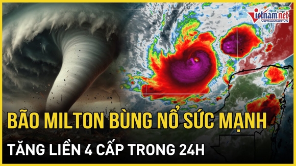 1 Sieu Bao Milton Tang Cap Tro Lai Voi Suc Gio 270kmh Nguoi My Nin Tho