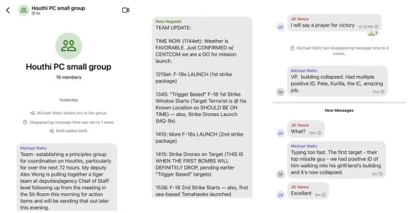 2 Bo Truong Quoc Phong My Bi To Lam Lo Thong Tin Mat Ve Ke Hoach Tan Cong Houthi